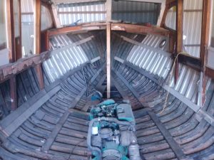 Timber boat restoration